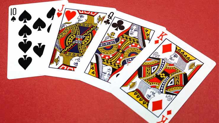 Butterfly Worker Marked Playing Cards (Red) by Ondrej Psenicka - thumbnail 4