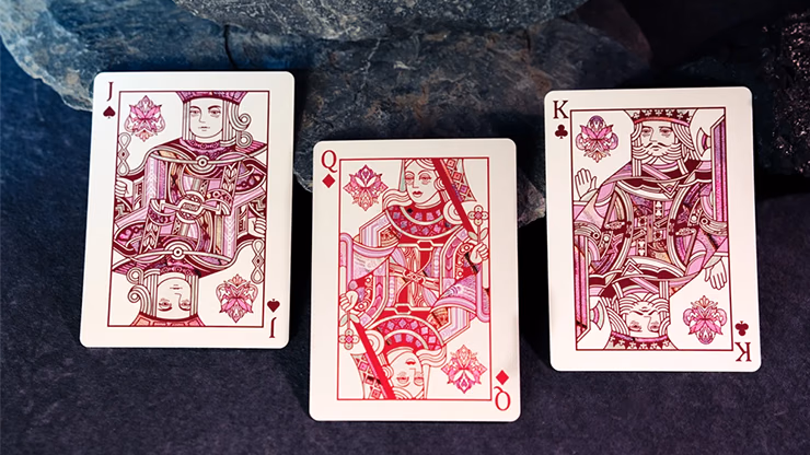 Morpho V2 (Pearl / Pink) Playing Cards by TCC Fashion - thumbnail 3