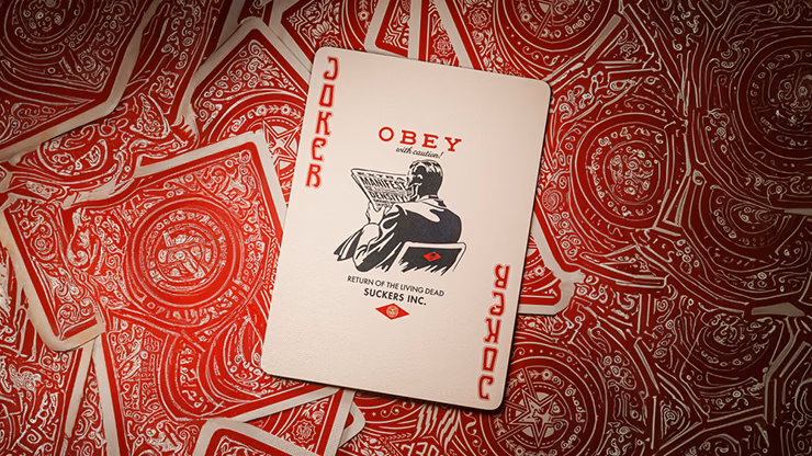 Obey Red Edition Playing Cards by theory11 - thumbnail 3