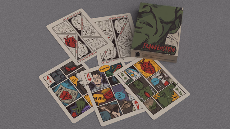 Frankenstein Series Comic Edition (Gilded) Playing Cards - Image 2