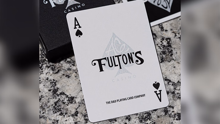 Ace Fulton's Casino (Black) Playing Cards - thumbnail 6