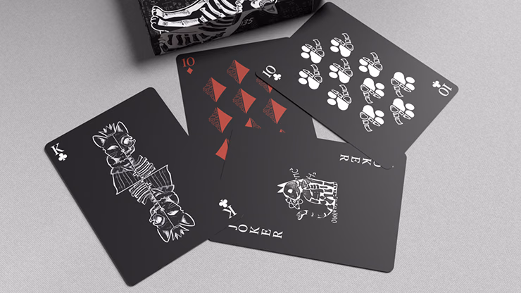 Schrodinger's Cat: Dead Black Edition Playing Cards - thumbnail 3
