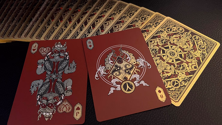 Asura Deluxe (Red) Playing Cards - thumbnail 4