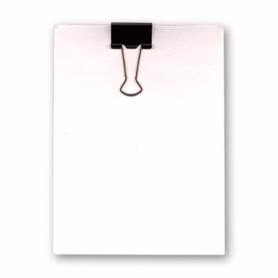 Clip Board (4 Inches X 5.5 Inches) by Uday - magic trick