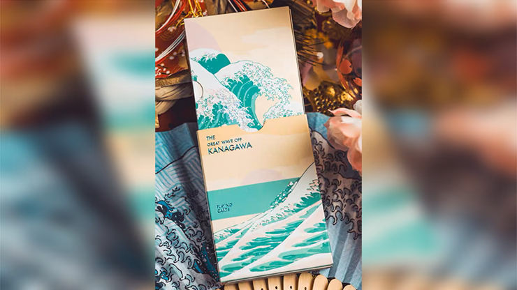 The Great Wave off Kanagawa V3 (Fresh Spring / Peppermint Green) Playing Cards - Image 2