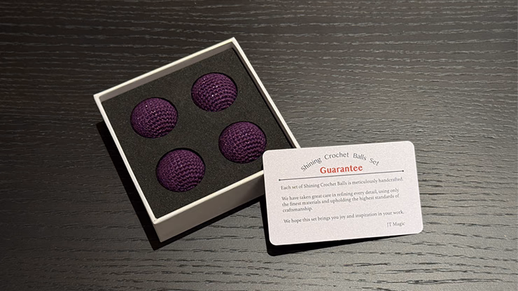 Shining Crochet Balls (Dark Purple) by JT Magic - thumbnail 3
