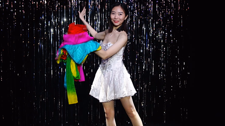 Rainbow Silk Fountain Streamer by Yan Yan Ma and Magiclism - Image 2