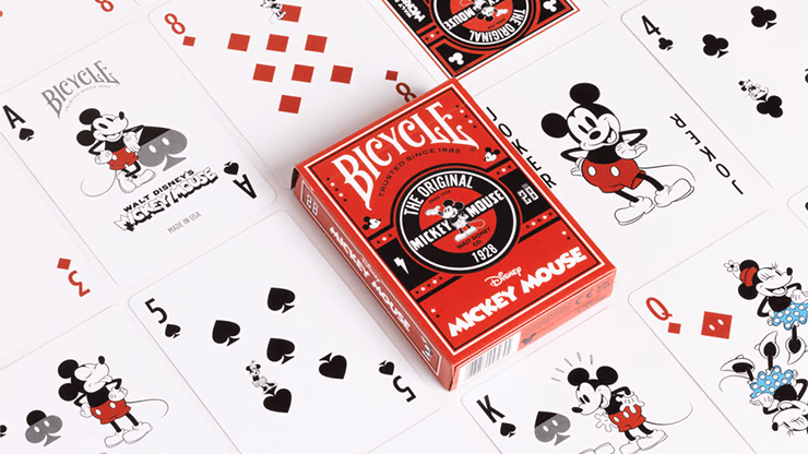 Bicycle Disney Classic Mickey Mouse (Red) by US Playing Card Co. - thumbnail 5