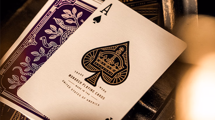 Monarch Royal Edition (Purple) Playing Cards by theory11 - thumbnail 4