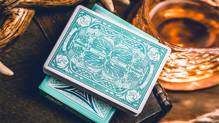 Sanctuary (Cyan) Playing Cards - Image 2