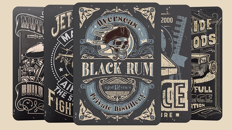 Black Rum Playing Cards - Image 2