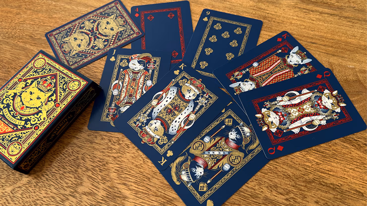 Neko Royal Blue Playing Cards - thumbnail 4