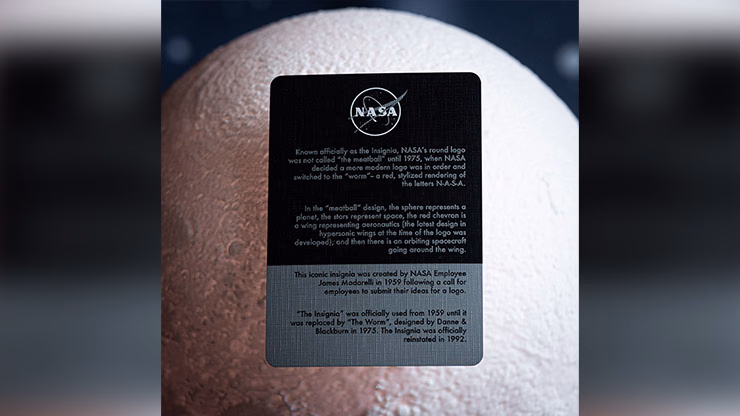 NASA BLACK HOLE "MEATBALL" LOGO PLAYING CARDS - thumbnail 6