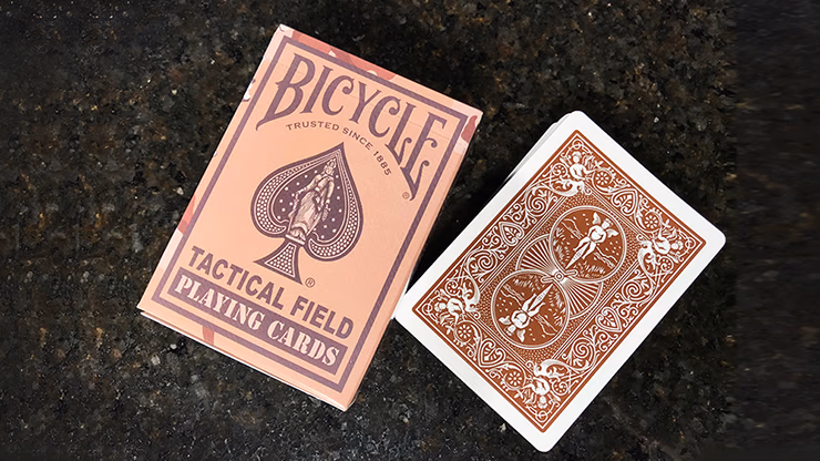 Bicycle Tactical Field Green Camo/Brown Camo (6 Decks) by US Playing Card Co - thumbnail 4