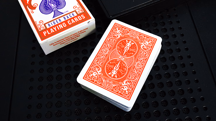 Mini Bicycle Cards (Orange) - thumbnail 4