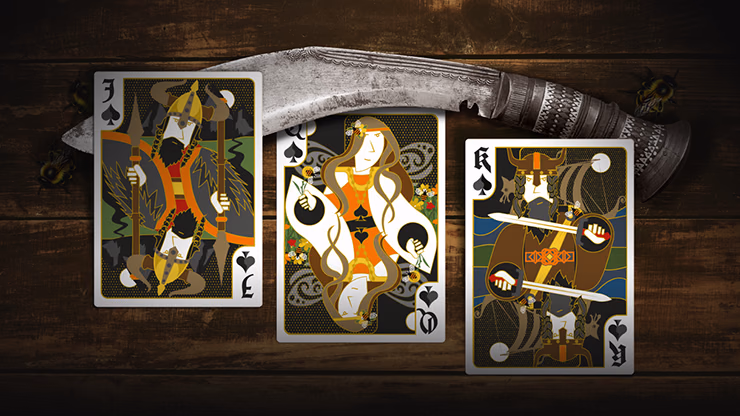 Secret Tale Ragnar MINI White Bee Playing Cards - thumbnail 5