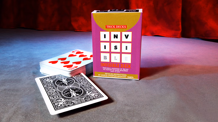 Invisible Deck Bicycle (Black) - magic trick