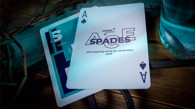 Sinis (Turquoise) Playing Cards by Marc Ventosa - thumbnail 3