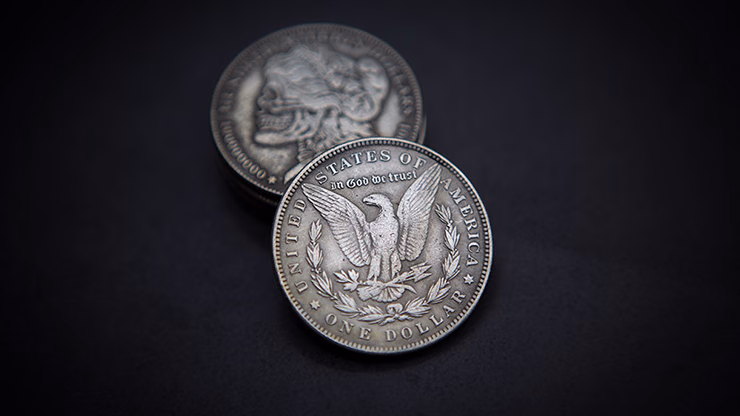 MORGAN SKULL HEAD COIN by Men Zi Magic - thumbnail 4