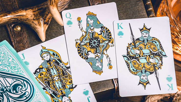Sanctuary (Cyan) Playing Cards - thumbnail 4