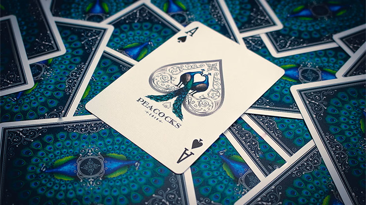 Limited Edition Peacocks Playing Cards by Rocsana Thompson - thumbnail 4