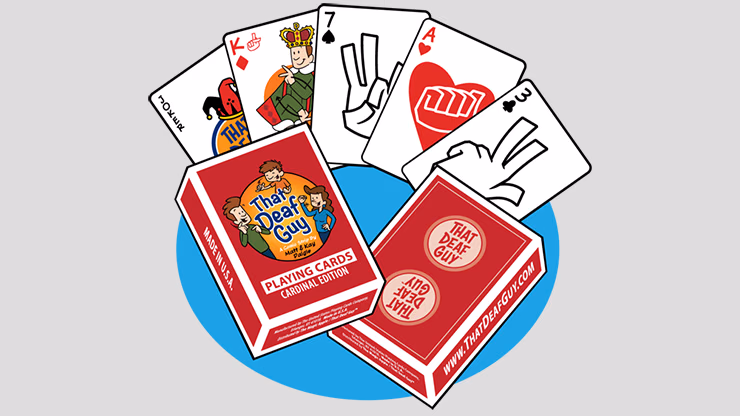 That Deaf Guy RED Cardinal Edition Playing Cards - Image 2