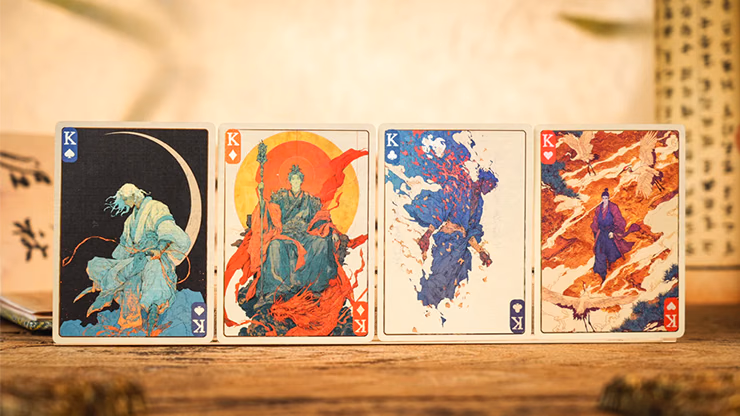 Ancient Relics Culture Playing Card by 52 Muse (Teal) - thumbnail 5