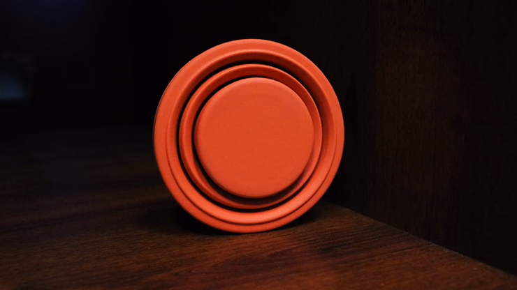 Harmonica 2 Chop Cup Red (Silicon) by Leo Smetsers - Trick - Image 2