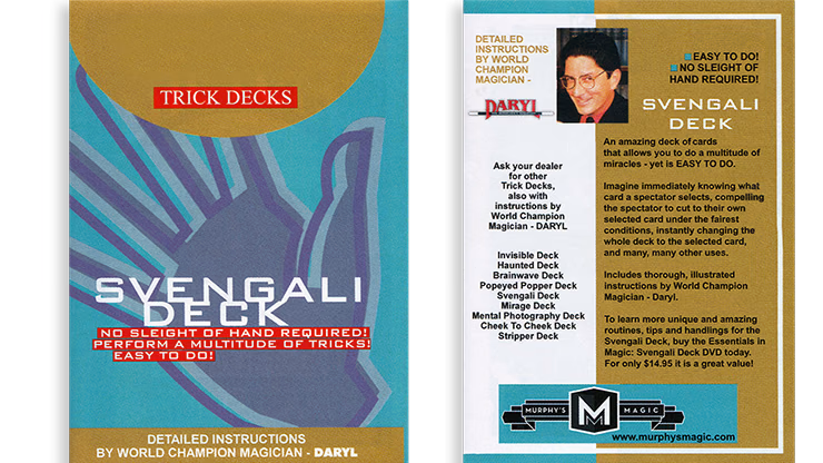 Svengali Deck Mandolin Bicycle - magic trick