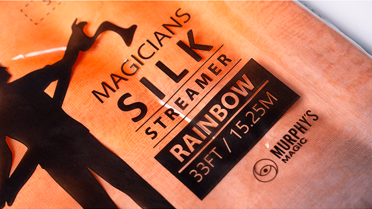 PRO SILK LARGE RAINBOW STREAMER 16 foot X 2.5 inch by Murphy's Magic - Image 2