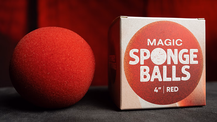 Magic Sponge Balls 1PK red 4" by Murphy's Magic - magic trick