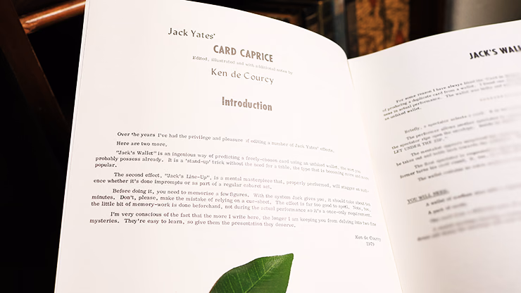 Jack Yates' Card Caprice by Ken de Courcy - Book - Image 2