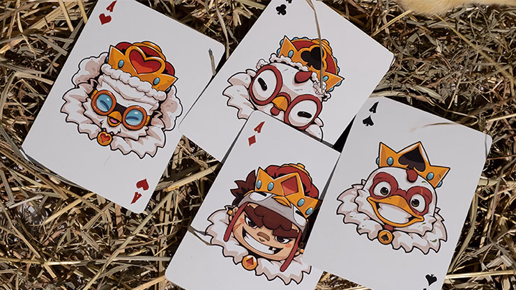BICYCLE CHKNS & CROWNS PLAYING CARDS - thumbnail 3