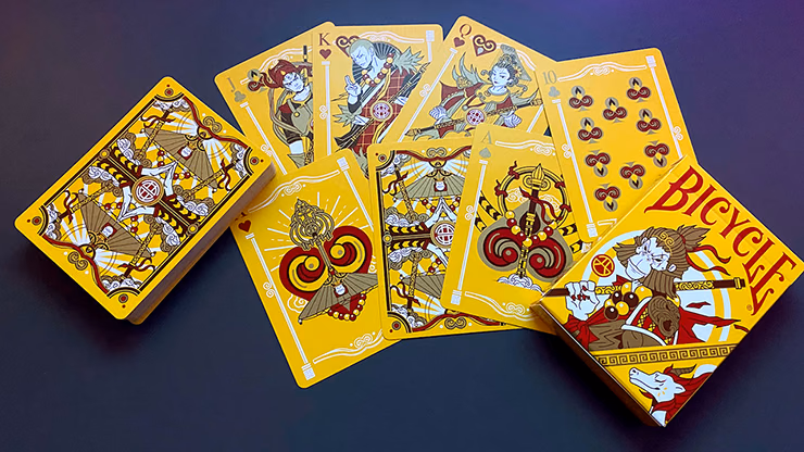 Bicycle Wukong Rebellion (Yellow) Playing Cards - thumbnail 5