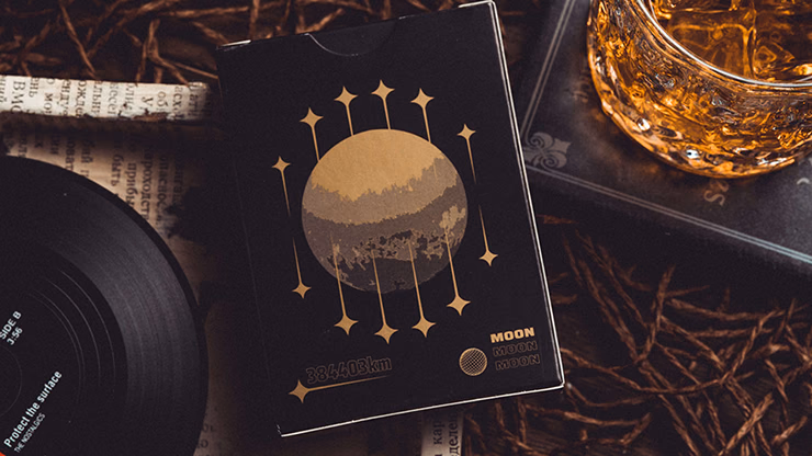 Moon (Black) Playing Cards - thumbnail 4