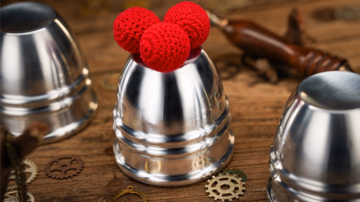 Aluminum Alloy Cups and Balls Set by TCC Magic - thumbnail 6