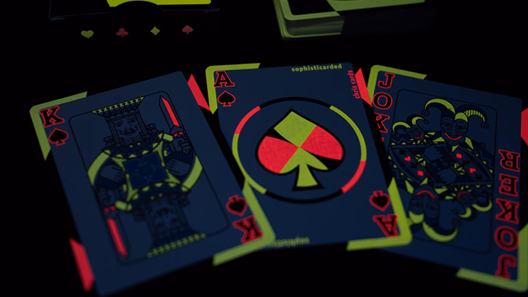 Chris Cards Covered Circle GLOW Playing Cards - thumbnail 3