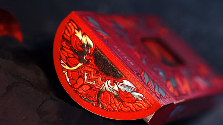 Morpho V2 (Carmine / Red) Playing Cards by TCC Fashion - thumbnail 6