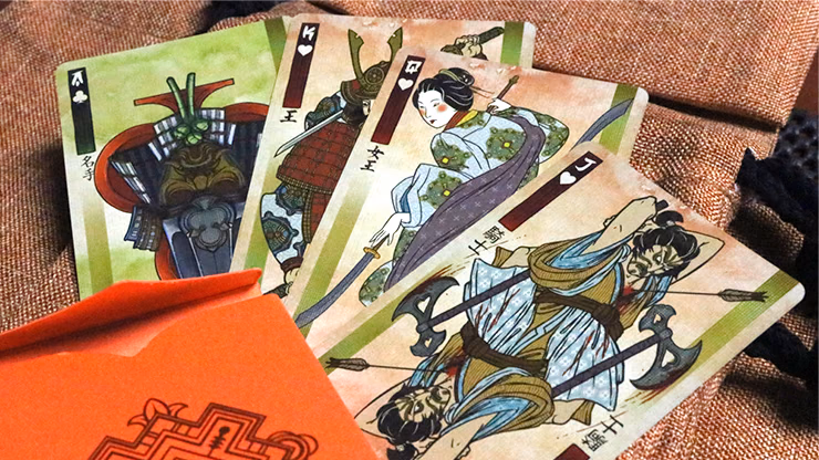 RONIN (Diamond Clan Edition Orange) Playing Cards by Kings Wild Project - thumbnail 4