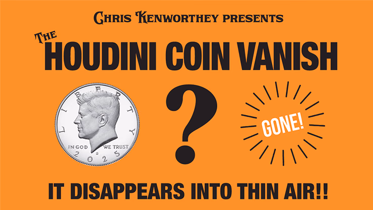 Houdini Coin Vanish by Chris Kenworthey - thumbnail 3