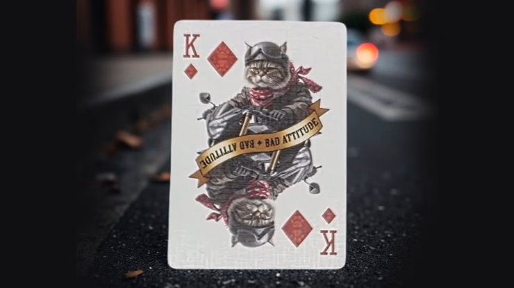 Biker Cats Playing Cards by Collectable Playing Cards - thumbnail 6