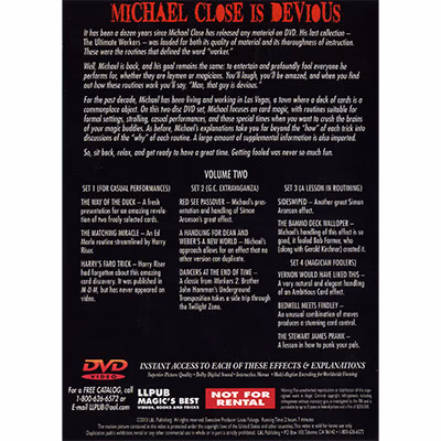 Devious Volume 2 by Michael Close and L&L Publishing - DVD - Image 2