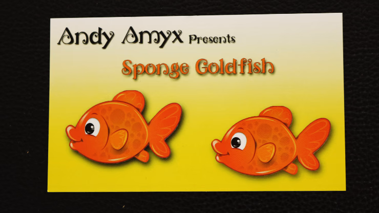 Sponge Emoji GOLDFISH (4PK.) by Andy Amyx- Trick - magic trick
