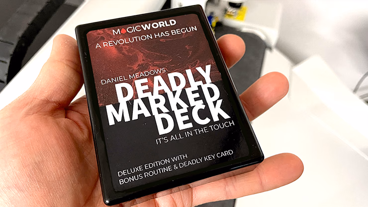 DEADLY MARKED DECK RED BICYCLE by MagicWorld - Image 2