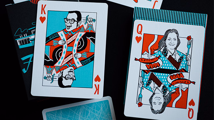 FRANKLIN BBQ RETRO BLACK PLAYING CARDS - thumbnail 4