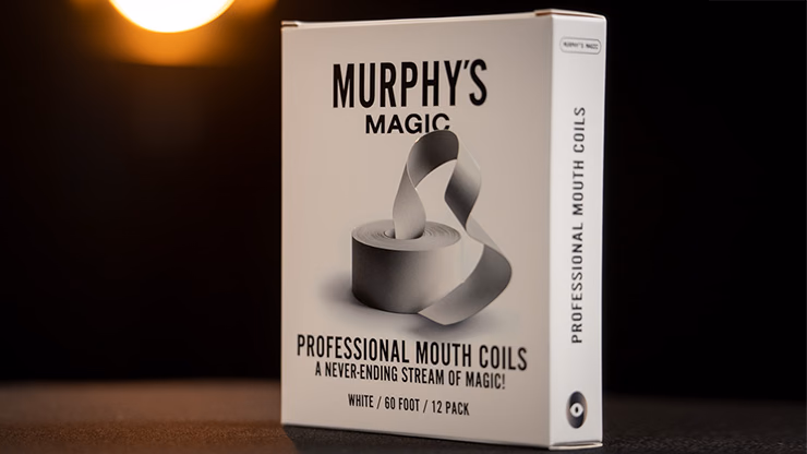 Professional Mouth Coils 60ft white (12pk) by Murphy's Magic - magic trick