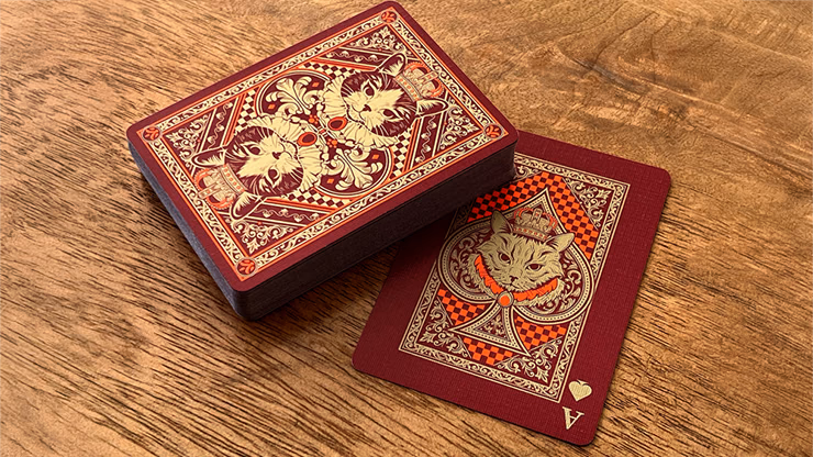 Neko Royal Red Playing Cards - thumbnail 3