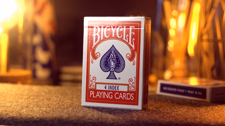 Bicycle 4 Index Blue (Gimmicks and Online Instructions) - thumbnail 6