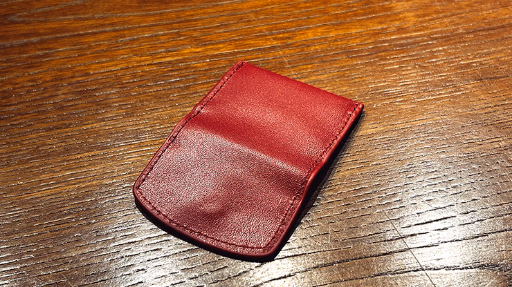 The Cowhide Coin Wallet (Red) by Bacon Magic - thumbnail 3