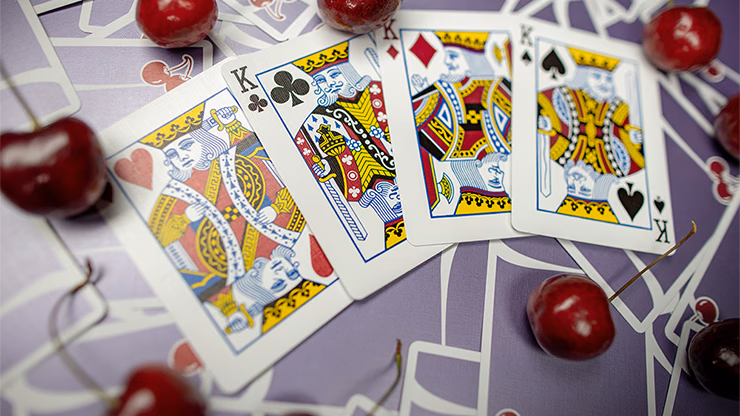 Cherry Casino (Desert Inn Purple) Playing Cards by Pure Imagination Projects - thumbnail 6